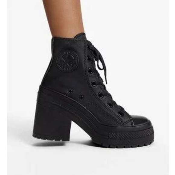 Converse Black Luxe Boots - Picture 1 of 7